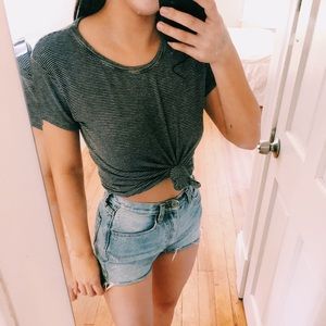 Brandy Melville Striped Tee